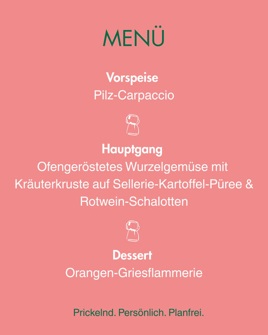 Sekt-Tasting für Zuhause - Die prickelnde Genussreise | Edition: Vegetarisch