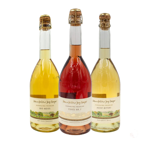 3x Jörg Geiger im Paket - alkoholfreier Genuss Lizenz zum Genießen