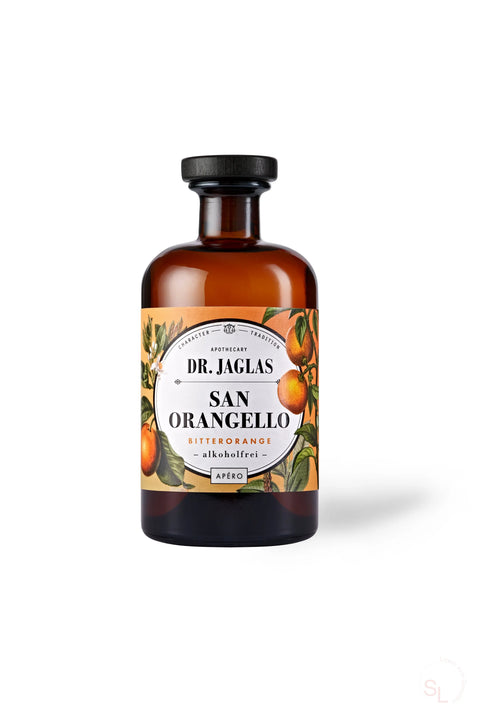 Alkoholfreier Cocktail Komma Nix + San Orangello Sekterlebnis