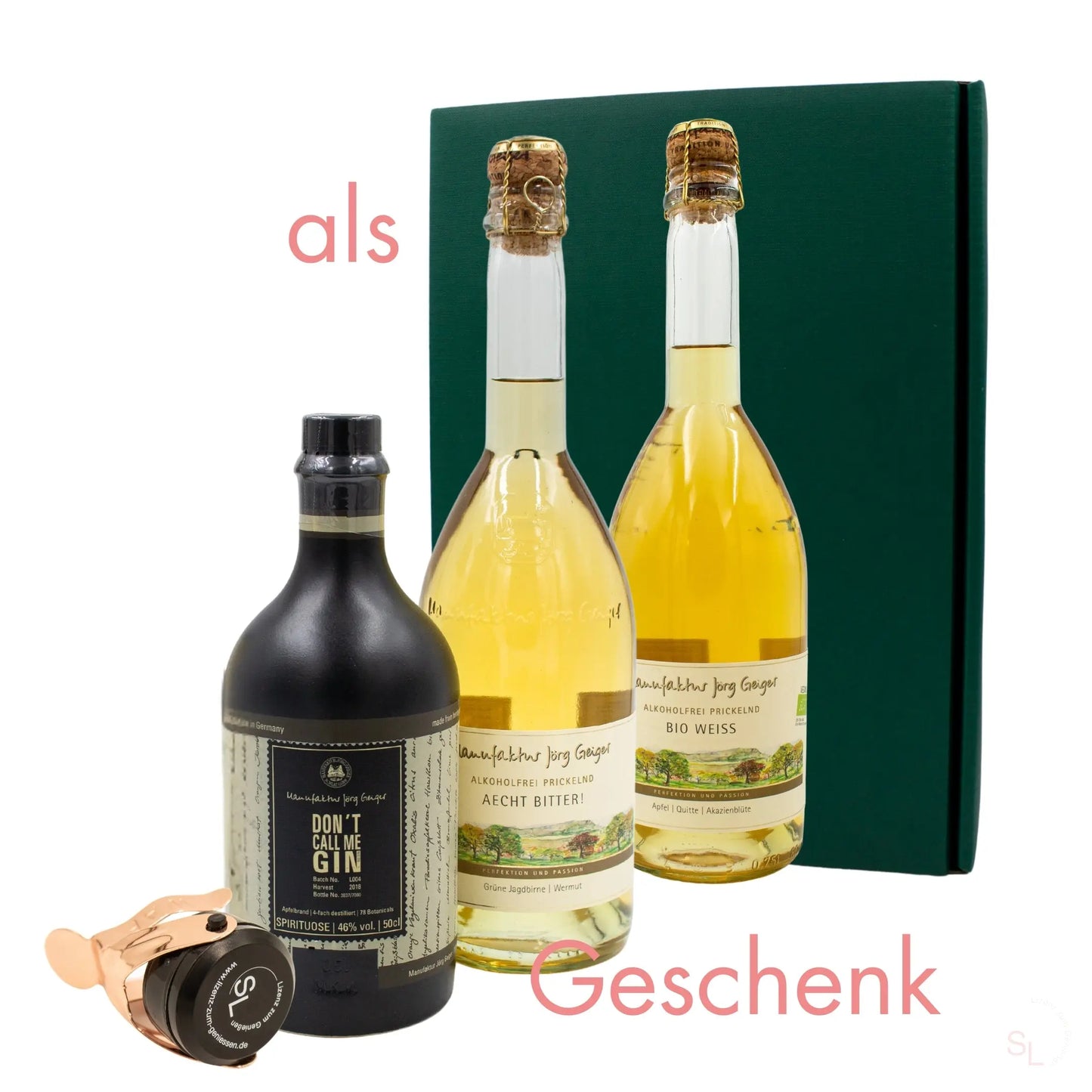 Don't call me GIN - GIN von Manufaktur Geiger passend zu PriSecco Manufaktur Jörg Geiger