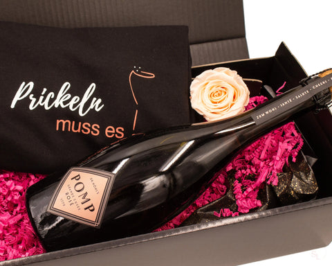 Geschenk für die beste Freundin | T-Shirt mit Schampus Lizenz zum Genießen