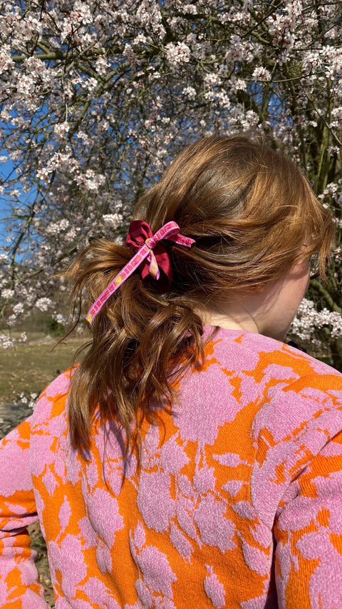 Haargummi/Zopfgummi in Himbeere, BESTIE. Lizenz zum Genießen