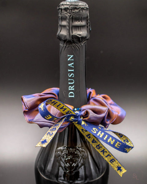 Haargummi/Zopfgummi in dunkelblau, SHINE & SPARKLE Lizenz zum Genießen