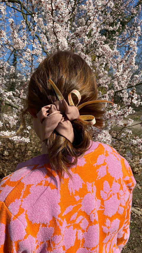 Haargummi/Zopfgummi in beige Lizenz zum Genießen