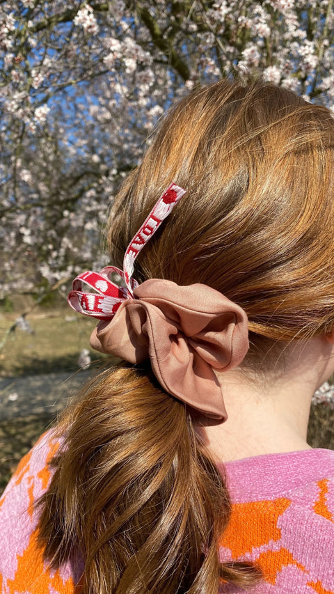 Haargummi/Zopfgummi in beige Lizenz zum Genießen