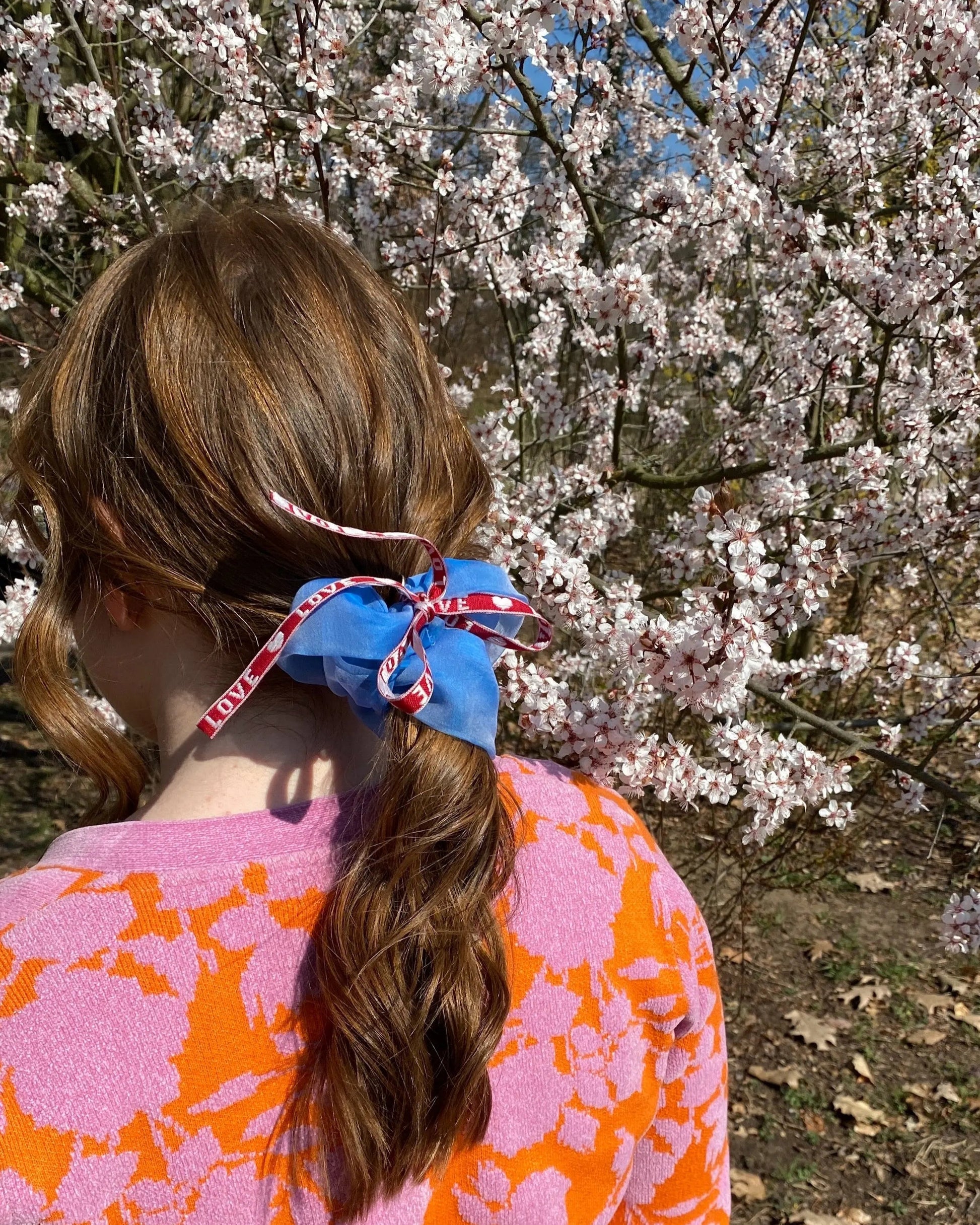 Haargummi/Zopfgummi in hellblau, LOVE Lizenz zum Genießen