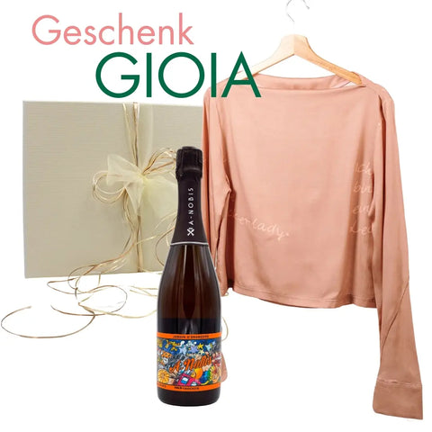 Oberteil „GIOIA“ - Designer Shirt für Frauen, bequem und schick für Büro & Couch. Lizenz zum Genießen