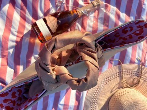 Rosé Lover - Design-Handtasche aus italienischem Weinleder Sekterlebnis