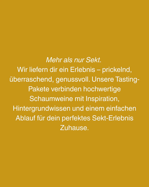 Sekt-Tasting für Zuhause - Die prickelnde Genussreise | Edition: Alkoholfrei Sekterlebnis