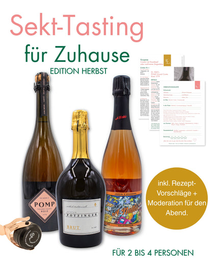 Sekt-Tasting für Zuhause - Die prickelnde Genussreise | Edition: Herbst
