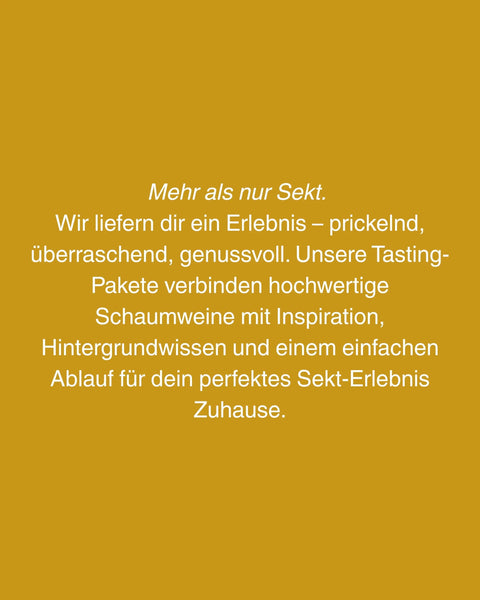 Sekt-Tasting für Zuhause - Die prickelnde Genussreise | Edition: Alkoholfrei Sekterlebnis