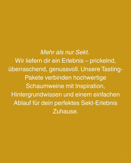 Sekt-Tasting für Zuhause - Die prickelnde Genussreise | Edition: Sommer Sekterlebnis