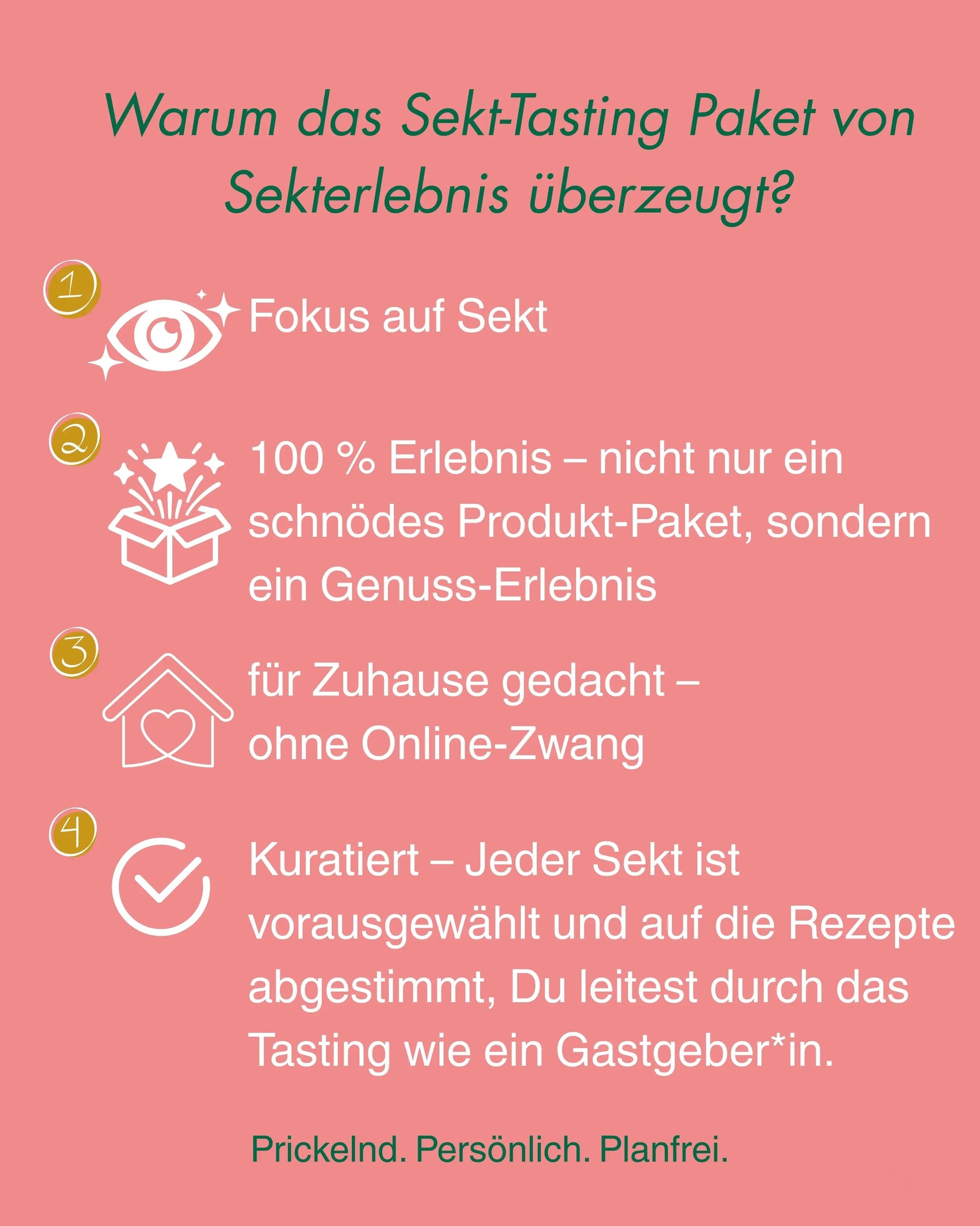 Sekt-Tasting für Zuhause - Die prickelnde Genussreise | Edition: Sommer Sekterlebnis