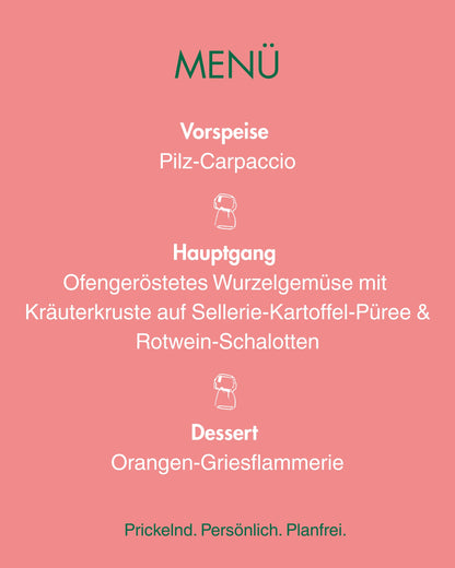 Sekt-Tasting für Zuhause - Die prickelnde Genussreise | Edition: Vegetarisch