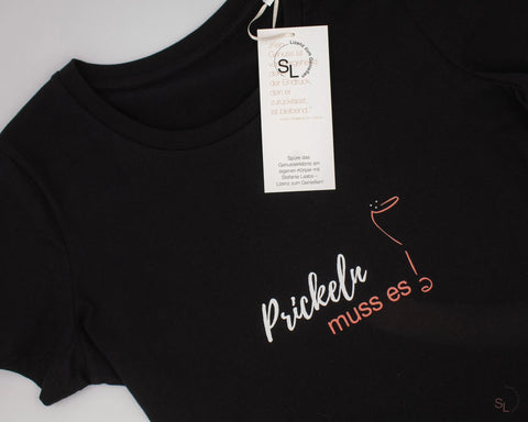 Geschenk für die beste Freundin | T-Shirt mit Schampus Lizenz zum Genießen