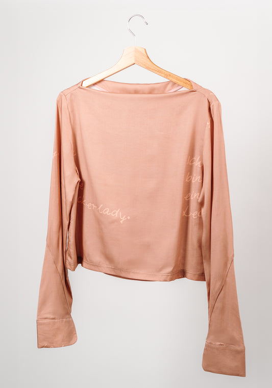 Oberteil „GIOIA“ - Designer Shirt für Frauen, bequem und schick für Büro & Couch. Lizenz zum Genießen